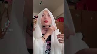 TUTORIAL SHAWL BY FARISYA❤🤍 [upl. by Isolda]