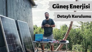 Güneş Enerjisi Detaylı Kurulumu Maliyeti ve Malzemeleri [upl. by Healy]