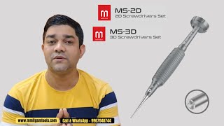 Best Screwdriver Set for Mobile Repairing 2D amp 3D [upl. by Aramoj]