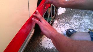 Using Knifeless Tape to create pin stipes on a VW GTI [upl. by Ledniahs]