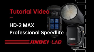 JINBEI HD2MAX Speedlite Tutorial [upl. by Adnorahs]