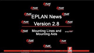 EPLAN Platform 28 Mounting Lines and Mounting Aids [upl. by Ilyssa]