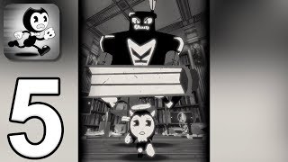 Bendy in Nightmare Run  Gameplay Walkthrough Part 5  Bendy in Dewey Decimated iOS Android [upl. by Carolina]