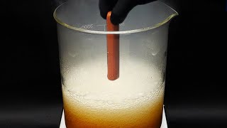 Vaporizing a hot dog in acid [upl. by Merp]