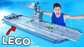 I Built a LEGO Aircraft Carrier [upl. by Naraj495]