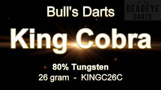 Bulls King Cobra Style C 26 gram 80 Tungsten Darts  KINGC26C [upl. by Olecram]