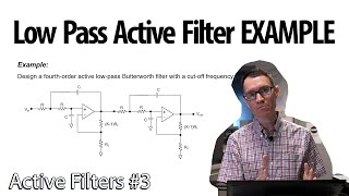 Active LowPass Filter Example Problem 3  Active Filters [upl. by Alicia]