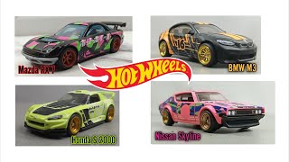 Hotwheels Wheel Swap Neon Speeders [upl. by Aninnaig509]