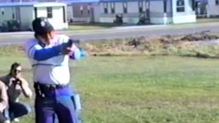 Jerry Miculek First shooting exhibition from 1990 [upl. by Ahsenat]