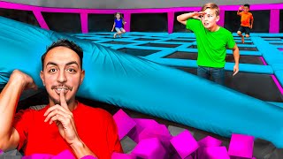 CACHECACHE Avec Des ABONNÉS Dans Un TRAMPOLINE PARK [upl. by Sulamith602]