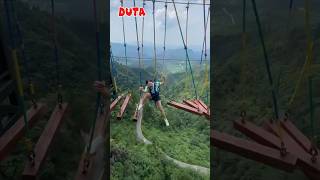 สะพานลอยฟ้ารอบละ 1000💲shorts shortvideo fyp DUTA funny themepark memes viralvideo fall [upl. by Nelli462]