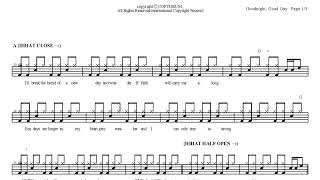 Collective SoulGoodnight Good Guy  Drum Score Drum Sheet Music [upl. by Vardon]