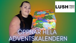 ÖPPNAR LUSH ADVENTSKALENDER 2024 [upl. by Amadas86]