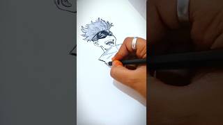 Saturo Gojos Sketch shorts viral art animesketch sketch [upl. by Swamy]