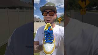 Travis Scott x Air Jordan 1 Low Elkins Canary Review amp On Feet Impressions [upl. by Luapnaes]