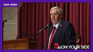 Missouri Gov Mike Parson delivers 2024 State of the State Address [upl. by Ecnarual]