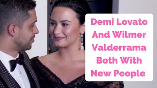 Newly Single Demi Lovato And Wilmer Valderrama Both Spotted Out With New People After Breakup [upl. by Nnoryt]