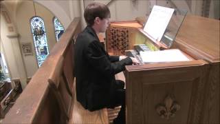 Collin Miller Organ Recital 102515 [upl. by Stolzer]