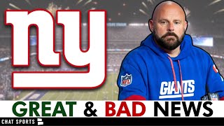 NY Giants Get GREAT amp BAD News Before Bucs Game [upl. by Gayelord]