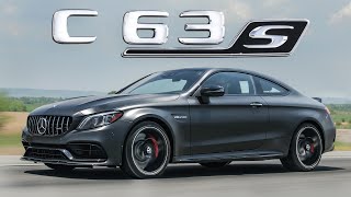 The Luxury MUSCLE CAR  2020 MercedesAMG C63S Coupe Review [upl. by Blancha]