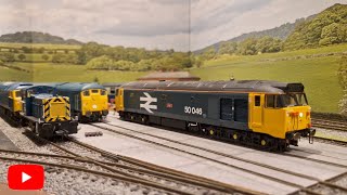 Hornby Class 50 Ajax with Coastal DCC Sound amp Full 5 Minute Cold Start Sequence with an EM2 Speaker [upl. by Nayve618]