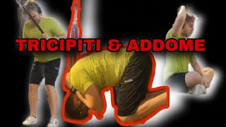 ALLENAMENTO ADDOME E TRICIPITI GIORNO 17 ottobre 2024allenamento gym [upl. by Gussi]