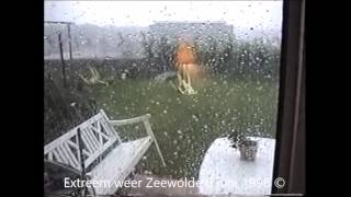 Extreem weer met hagel Zeewolde 6 juni 1998 [upl. by Bullock412]