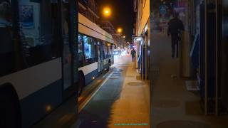 VBZ Doppelgelenk Trolleybus an der Langstrasse Zürich [upl. by Ylera228]