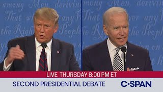 Second 2020 Presidential Debate between Donald Trump and Joe Biden [upl. by Nitsyrc]