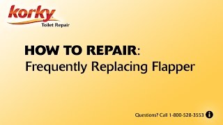 Frequently Replacing your Toilet Flapper [upl. by Einor451]