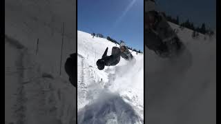 Snowboarding Mammoth snowboard skateboarding snow mammothmountain [upl. by Sokin536]