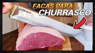 MELHORE SEU CHURRASCO  FACAS DA CUTELARIA VARGAS  LADO R [upl. by Yessak]