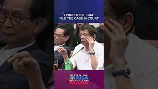 Go to courtmay go signal ka na Dlima🤓 expresident prrd digongduterte [upl. by Eerrehs]