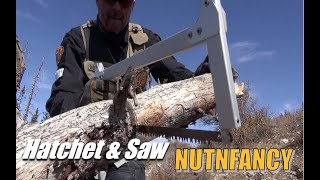 Nutnfancy Wilderness Hatchet amp Saw CRKT [upl. by Yadrahs]