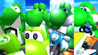 Evolution of Yoshi Losing in Mario Kart 19922019 [upl. by Udell]