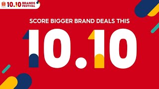 Over 100000 Brand Deals this Shopee 1010 Brands Festival Shop na [upl. by Sinegold]