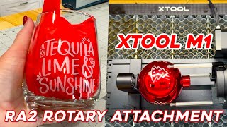 How to Install the Xtool RA2 Rotary to Engrave Glasses or Tumblers [upl. by Tillinger]