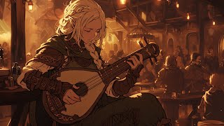 Relaxing Medieval Music  BardTavern Ambience Fantasy Celtic Music Sleeping Tavern BGM [upl. by Colline]