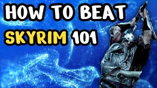 HOW TO BEAT 101  SKYRIM [upl. by Delfeena]