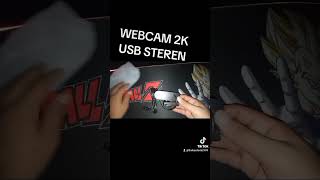 webcam Steren 2k ideal como tu primera camara de streaming shorts setupgamer steren unboxing [upl. by Barri]