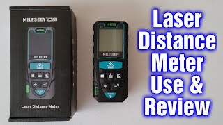 Mileseey Laser Distance Meter Review And How To Use [upl. by Blodget]