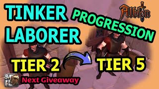 Albion Online  Part 3 TINKER Laborer Progression From Tier2 to Tier5 [upl. by Golub]