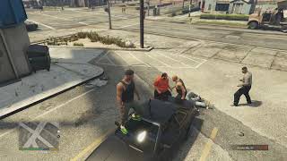 GTA V Aztecas kills NPC part 3 [upl. by Guss]