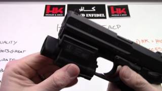 Heckler Koch HK USP 45 Full Size Review [upl. by Weidar]