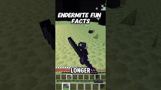 Minecraft Endermite Fun Facts You DIDNT Know minecraft [upl. by Ezarras]