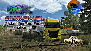 ETS2 Novo Iveco Sway testando no mapa Minas atualizado 153 [upl. by Hogen]