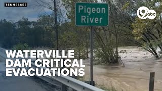 Tennessee evacuation order as dam reaches critical breach Catastrophic failure possible [upl. by Zitvaa]