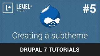 Drupal Tutorials 5  Creating a subtheme [upl. by Blackmun]