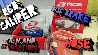 RCB Caliper Disc Brake and Hose review for Mio i 125  English Subtitle available [upl. by Lawford]