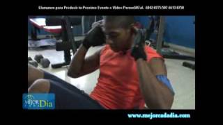 biceps abdominales pecho ponte en forma con Claudio Hawkins Fitness en panama [upl. by Salahi]